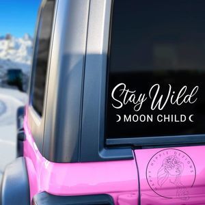 Stay Wild 🌙 Moon Child 🌙 Vinyl Decal